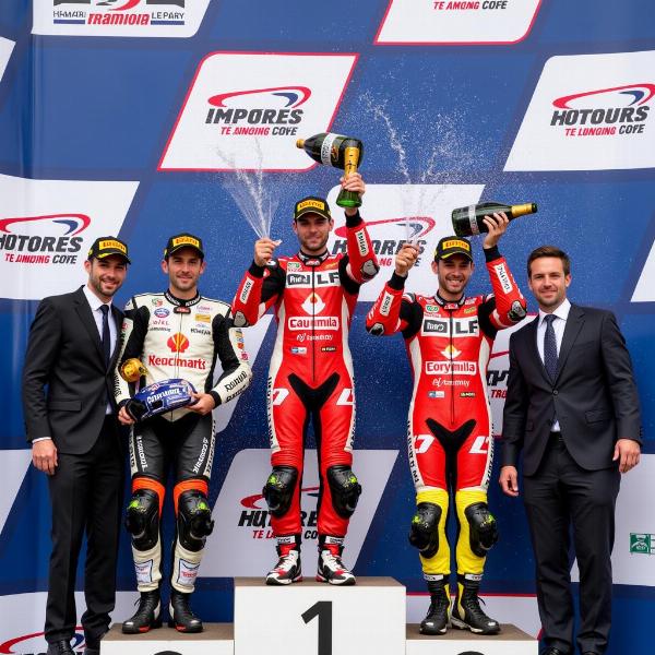 Podium des 24 Heures du Mans Motos 2023