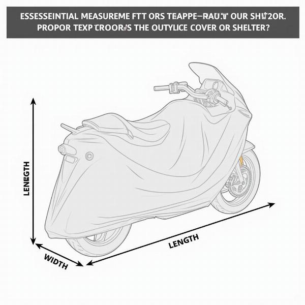 Dimensions d'un abri pour moto