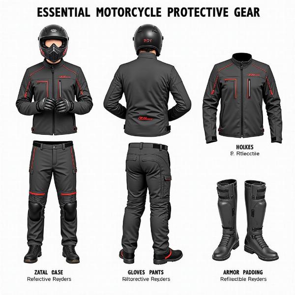 Equipement de protection pour la moto à Theding