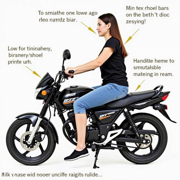 Conseils pour adapter une moto 125 à une femme de petite taille