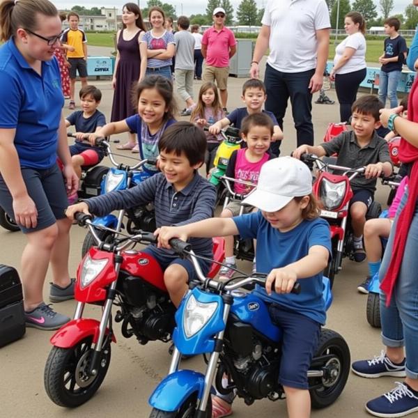 Animations pour enfants à Bouchain Moto 2024