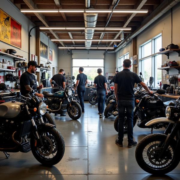 Atelier de réparation moto à Agen