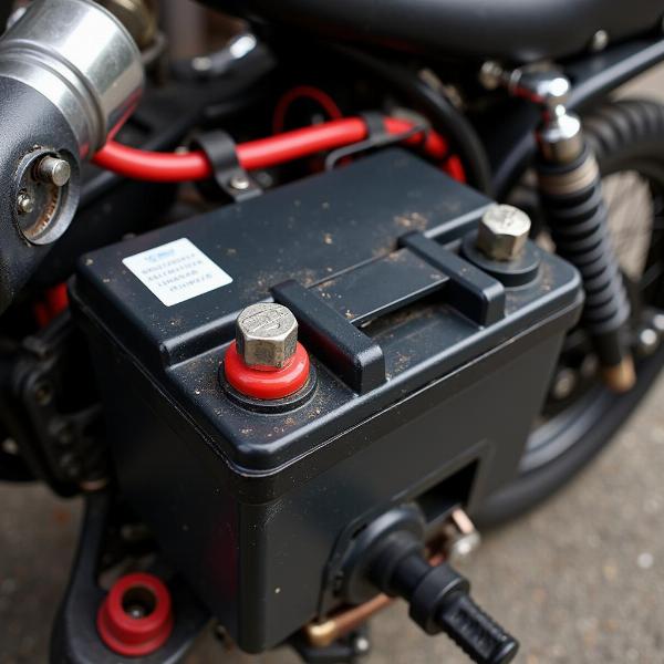 Batterie moto 6V pour moto ancienne