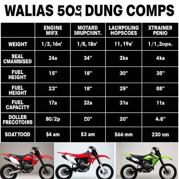 Comparaison des Modèles Beta 50cc