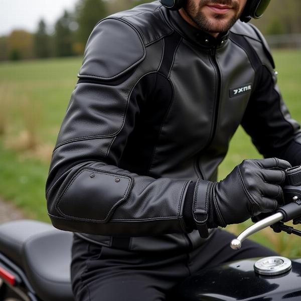 Protection optimale avec un blouson cuir Ixon