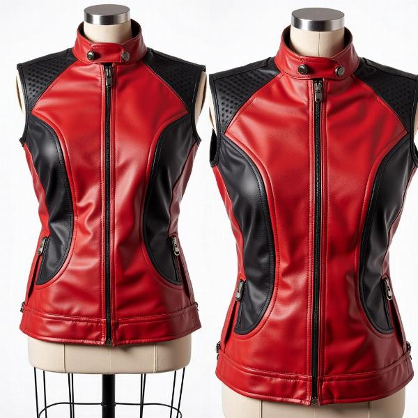 Blouson moto Suzuki cuir femme - Collection été