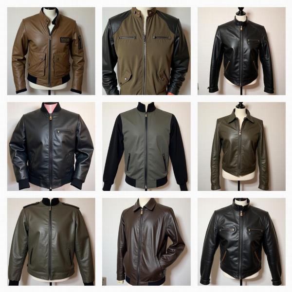 Différents styles de blouson moto textile homme vintage