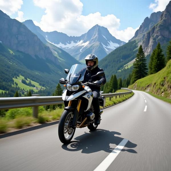 BMW 1200 GS Aventure sur Route