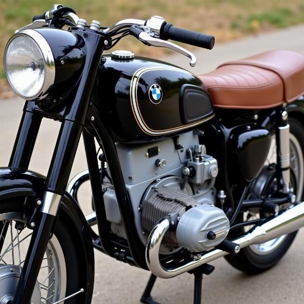 Moto BMW R50 vintage, un classique intemporel