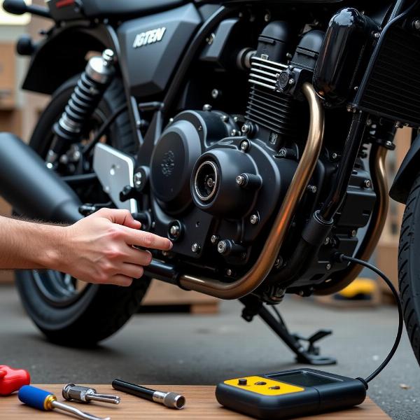 Bruit moteur moto anormal: signes et solutions