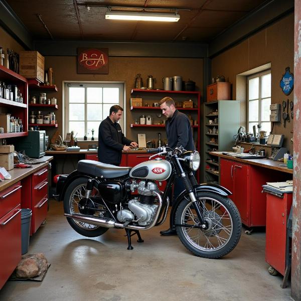 Atelier de réparation BSA Moto en France