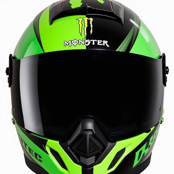 Casque Monster Moto offrant une protection optimale