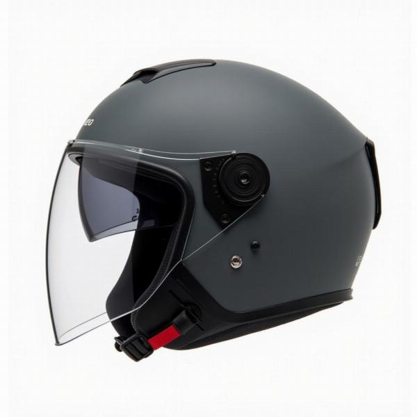 Casque moto intégral gris Nardo