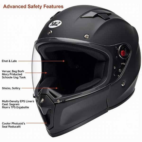 Casque moto haut de gamme offrant une sécurité optimale