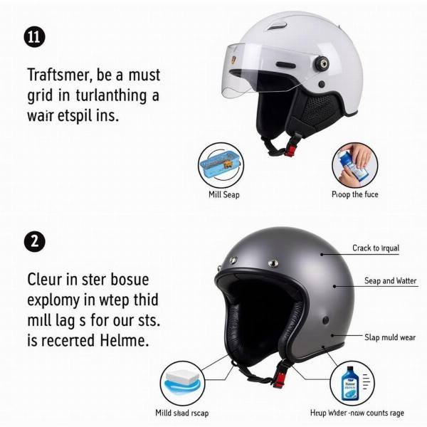 Entretien d’un casque moto homme intégral