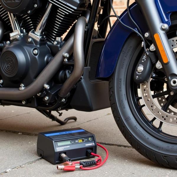 Charger une batterie de moto avec un chargeur traditionnel