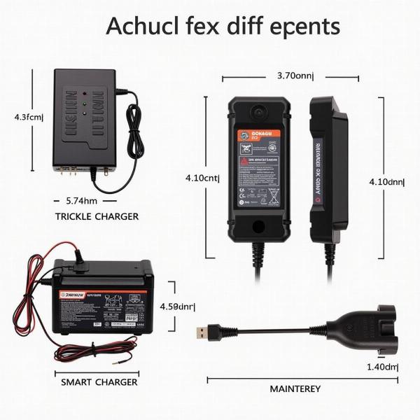 Types de chargeurs de batterie pour voiture et moto