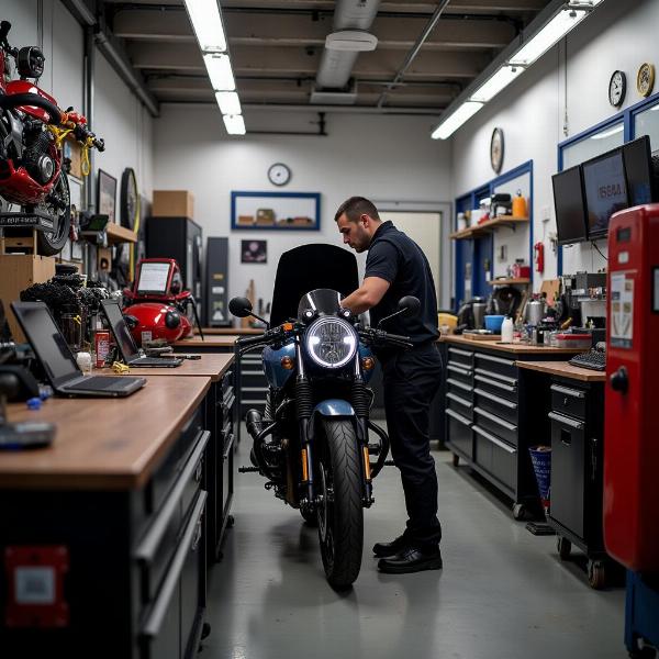 Atelier de réparation Chollet Moto Beaumont