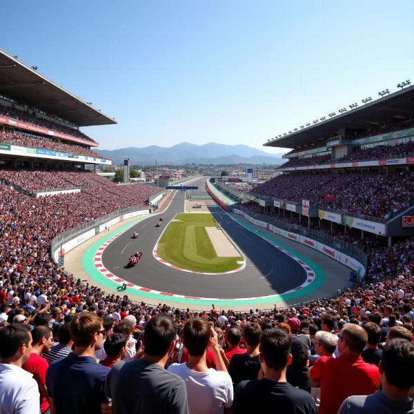 Circuit de Barcelona-Catalunya pendant le MotoGP