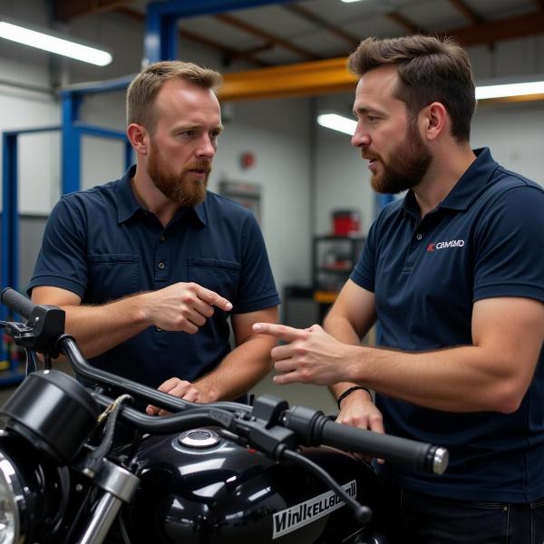 Communication et transparence avec le mécanicien moto