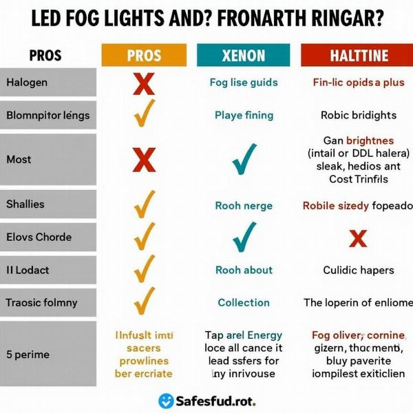 Comparaison des différents types d'anti brouillard pour moto : LED, halogène et xénon.