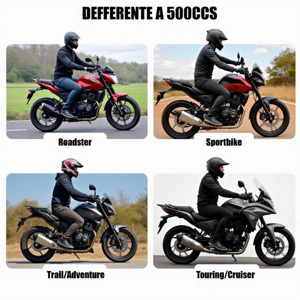 Comparatif des différents types de motos 500cc