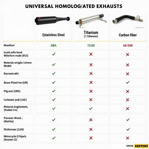 Comparatif de différents silencieux universels homologués