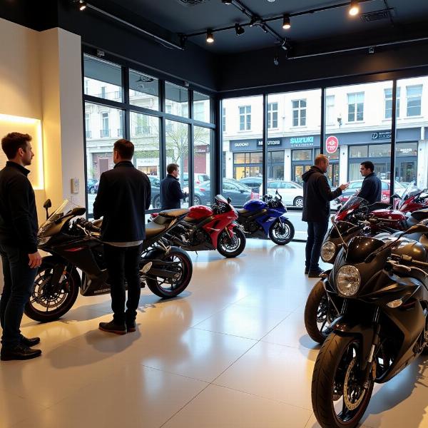 Showroom d'une concession Suzuki à Nantes