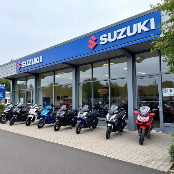 Extérieur du concessionnaire Suzuki Reims