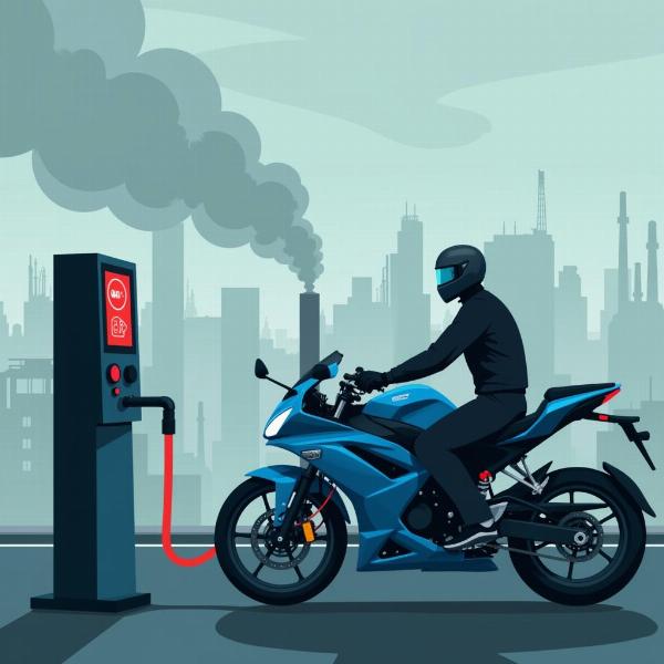 Contrôle technique moto et pollution atmosphérique