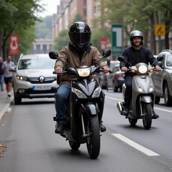 CT Moto 125 agilité urbaine