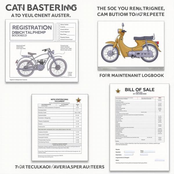 Documents nécessaires pour la vente d'une moto