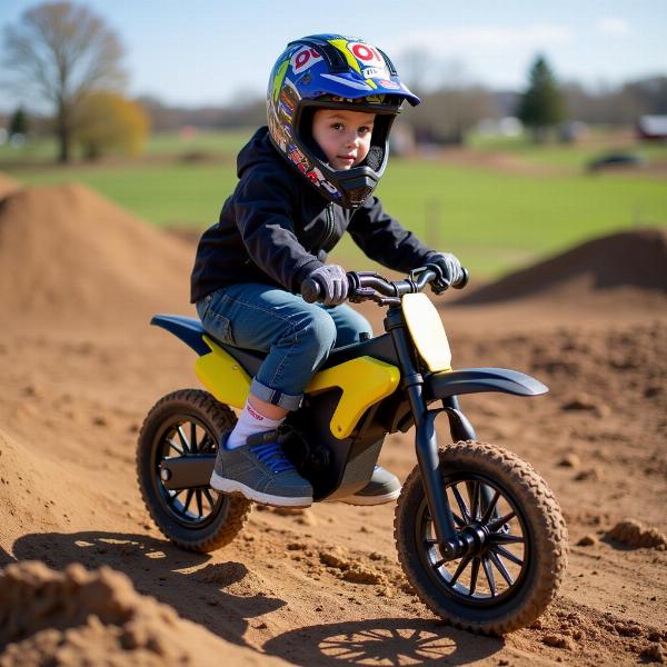 Draisienne moto cross pour enfant