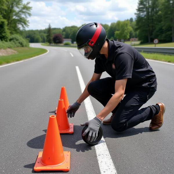 Entretien chicane moto