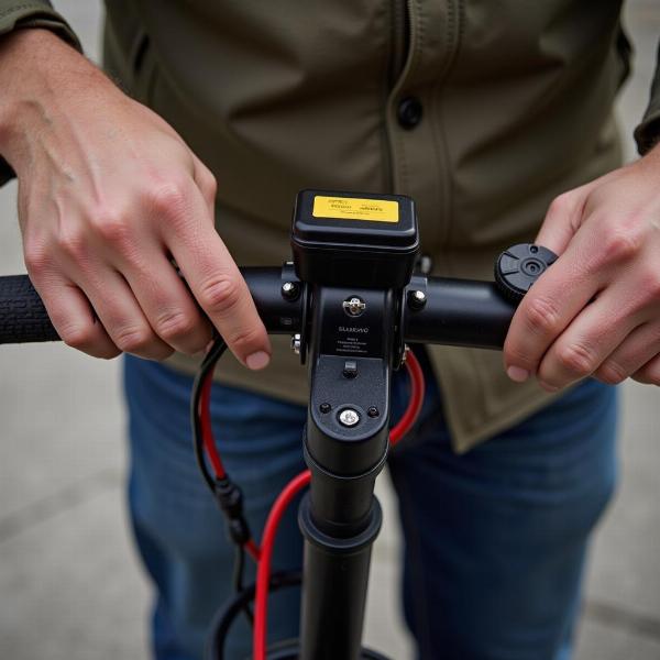 Vérification de la batterie d'un monocycle électrique