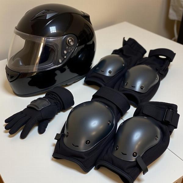 Équipement de protection pour piste mini moto