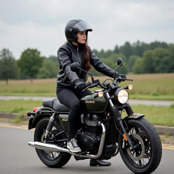 Essai moto pour femme petite