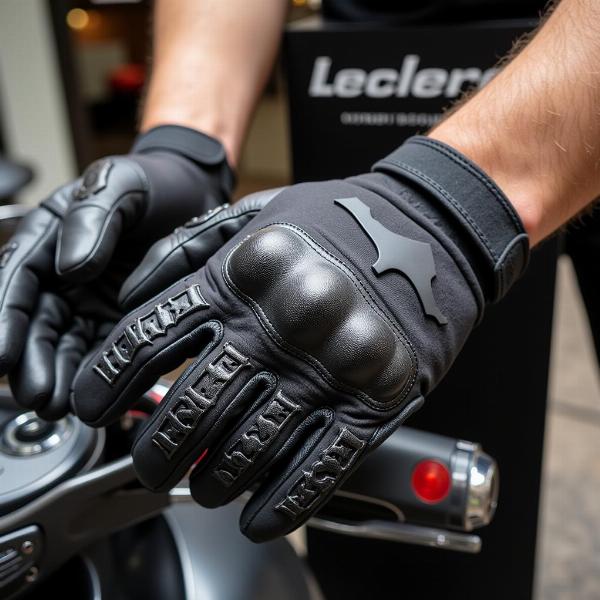 Gants d'été moto Leclerc : légers et ventilés