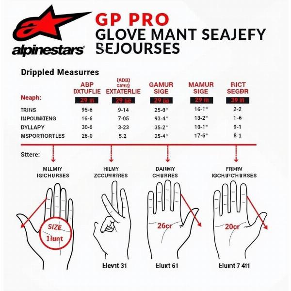 Gants Moto Alpinestars GP Pro Tailles