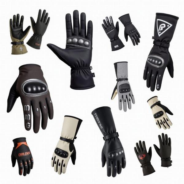 Différents modèles de gants moto mi-saison