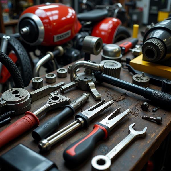 Équipement de garage moto à Angers