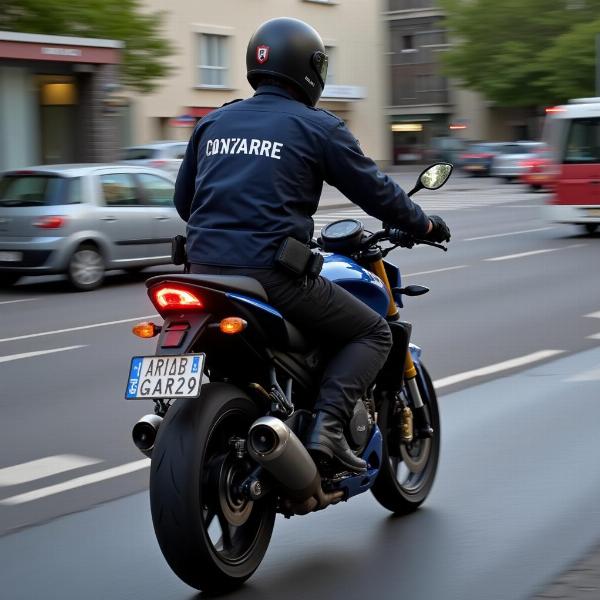 Gendarmerie Moto Intervention