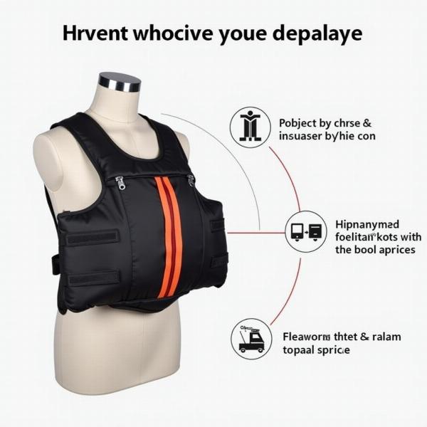 Déclenchement du gilet airbag moto