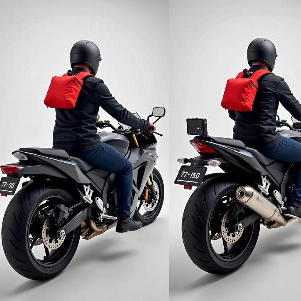 Gilet Airbag Moto Mécanique et Électronique