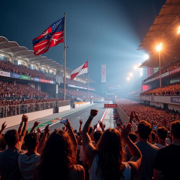 Ambiance sur le circuit du Grand Prix moto 7 juillet 2024