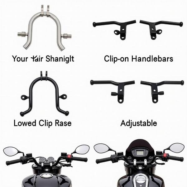 Types de guidons bracelet pour moto