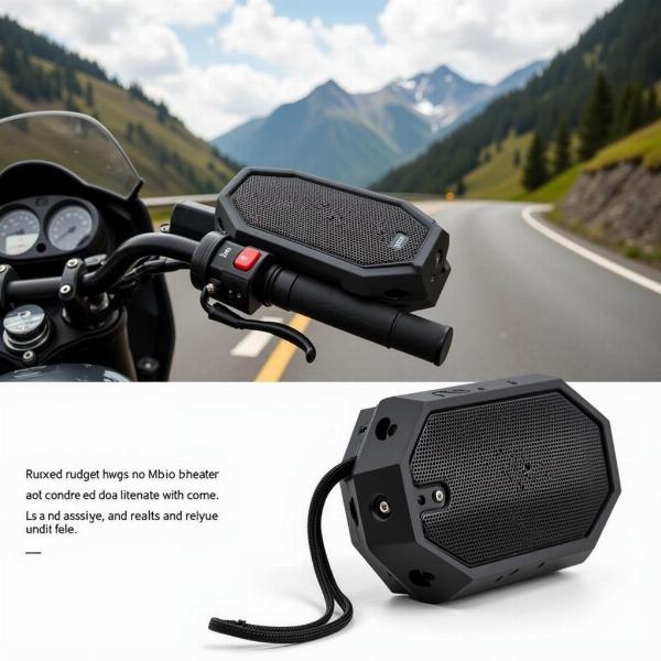 Haut-parleur moto Bluetooth résistant aux intempéries