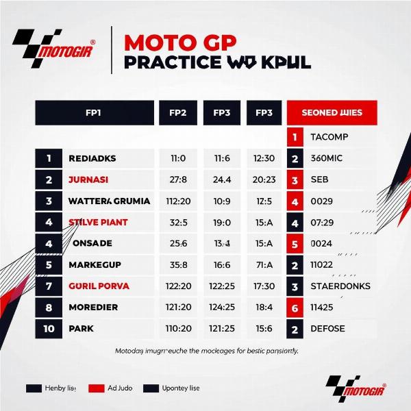 Horaires des essais Moto GP d'aujourd'hui