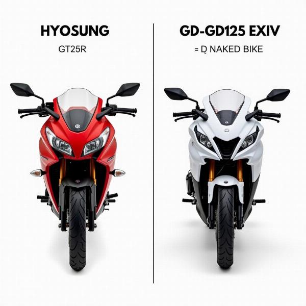 Hyosung GT125R et GD125 EXIV