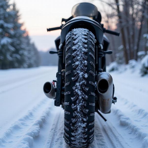 Indice de vitesse sur un pneu hiver pour moto